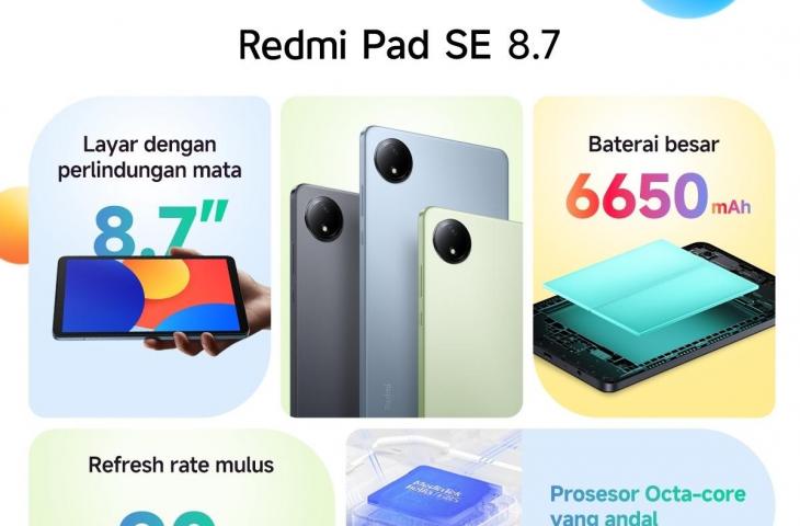 Redmi Pad SE 8.7. [Xiaomi Indonesia]