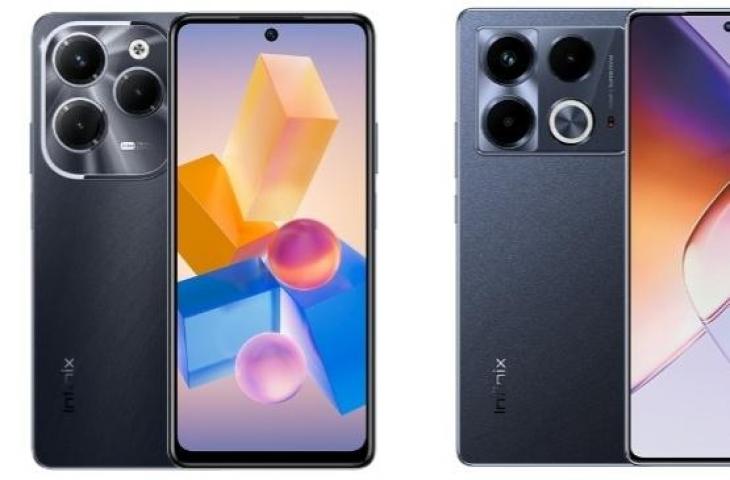  Infinix Hot 40 Pro 4G dan Infinix Note 40 4G. [Suara.com]