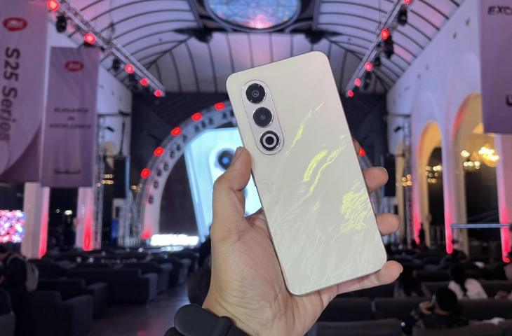Itel S25. [Suara.com/Dicky Prastya]