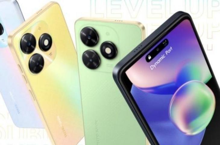 Tecno Spark Go 2024, HP murah mirip iPhone. (Tecno]