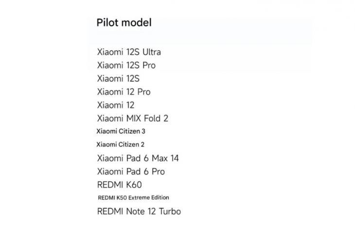 Daftar HP Xiaomi lawas yang mendapatkan Super Xiao AI. [Xiaomi]
