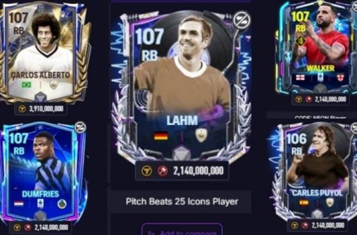 RB terbaik EA FC Mobile. (Tangkapan Layar/Renderz)
