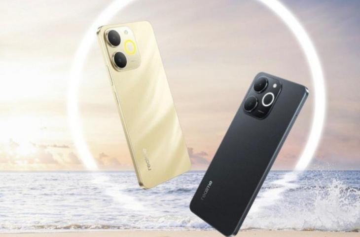 Realme Note 70 varian warna Black dan Gold  (X @passionategeekz)