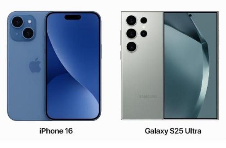 iPhone 16 vs Samsung Galaxy S25 Ultra (ChatGPT)