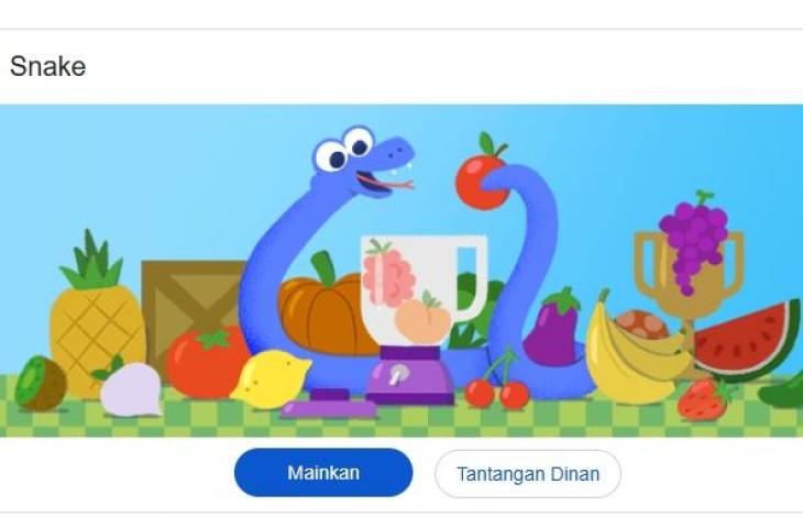 Snake game di Google. [google.com]