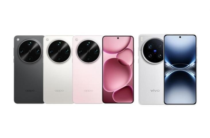 Oppo Find X8 Ultra dan Vivo X200 Ultra. [Oppo & Vivo]