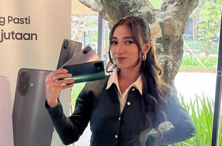 Samsung Galaxy A07. [Suara.com/Dicky Prastya]