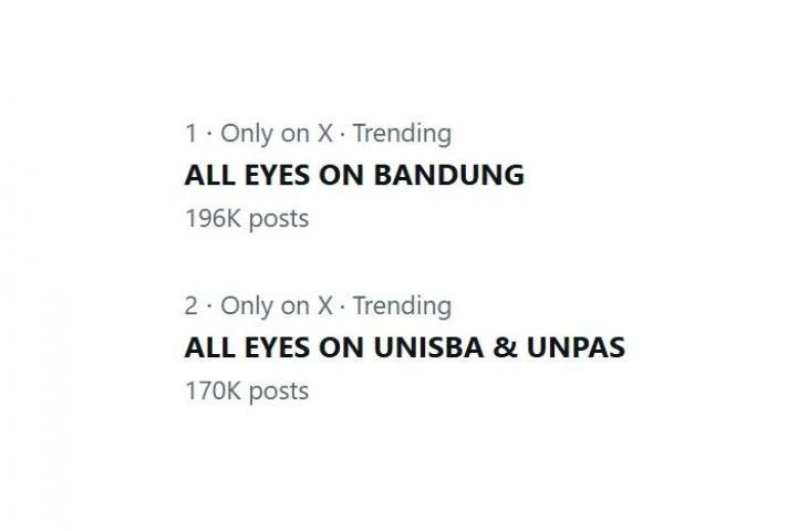All Eyes on Bandung Trending, Aparat Tiba-tiba Tembaki Unisba dan Unpas – Tekno