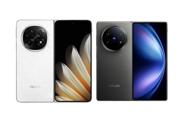 Vivo X Fold 5 dan Oppo Find N5. [Vivo & Oppo]