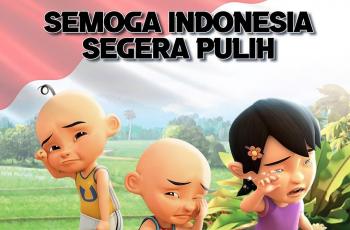 Soroti Kondisi Indonesia, Upin Ipin Tunjukkan Solidaritas: Segera Pulih!