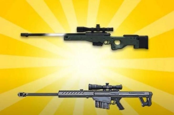 Ilustrasi AWM di Free Fire. (YouTube Arrow Gaming)