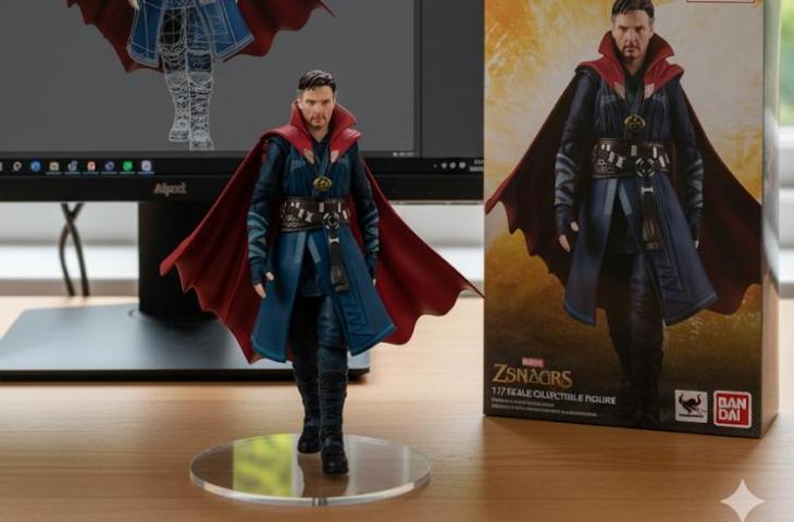 Ilustrasi foto menjadi action figure AI. [Google Gemini]