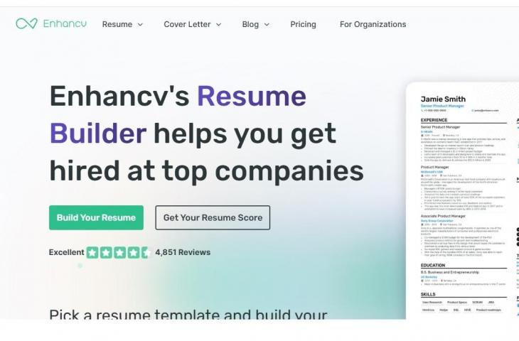 Enhancv. [Enhancv]