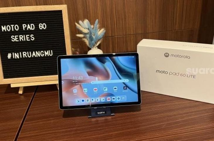 Standar Baru Tablet Rp1 Jutaan, Moto Pad 60 Lite Resmi Hadir dengan Bodi Full Metal – Tekno