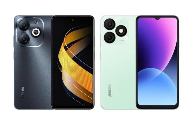 Itel A50 dan Infinix Smart 8. [Itel & Infinix]
