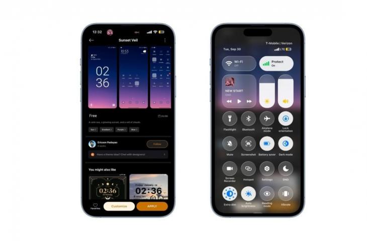 Tema iOS 26. [Xiaomitime]