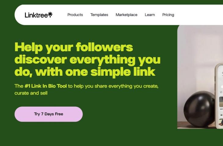 Linktree. [tangkapan layar]