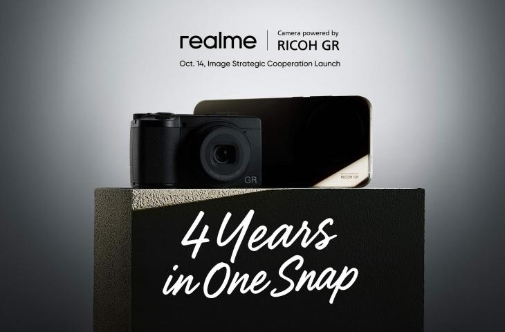 Realme mengonfirmasi kemitraan dengan Ricoh. [Realme]