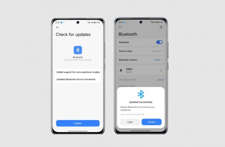 Pembaruan Bluetooth di HP Xiaomi. [Xiaomitime]