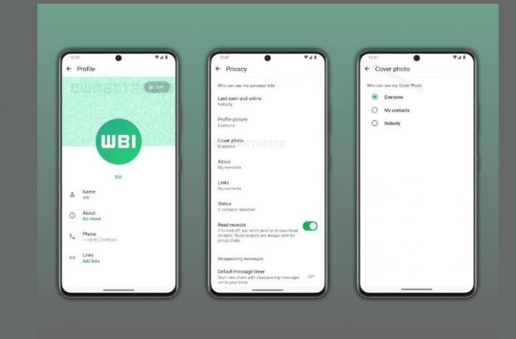 Foto sampul WhatsApp. [WA Beta Info]
