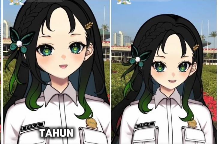 Sena VTubr DPD RI. [TikTok/@dpdri_]