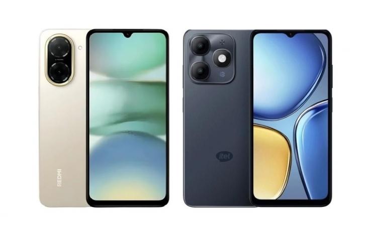 Itel A90 dan Redmi A5 4G. [Itel & Redmi]