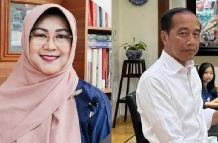 Kolase dokter Tifa dan Jokowi. [Instagram]