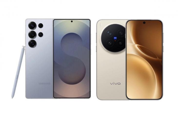 Vivo X300 Pro dan Samsung Galaxy S25 Ultra. [Vivo & Samsung]