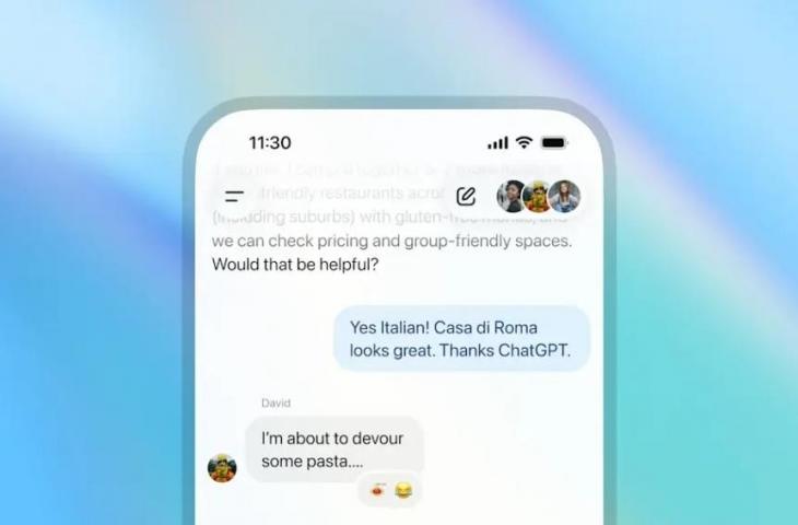 Chat grup di ChatGPT. [OpenAI]