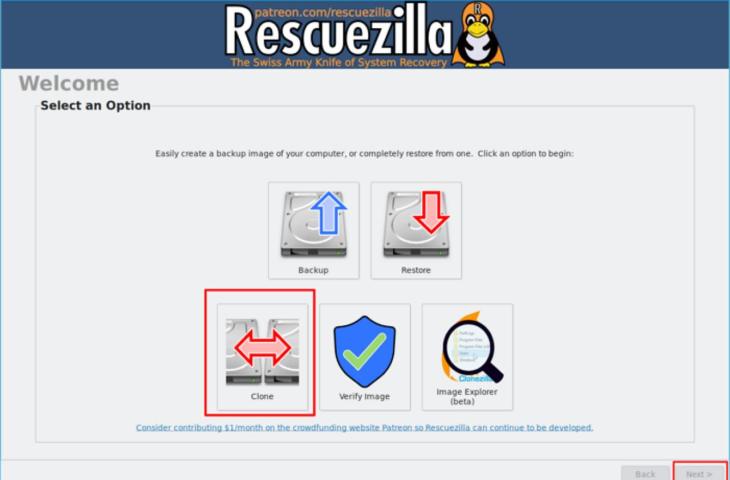 Rescuezilla. (Ist)